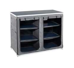 Modus opbevaringsskab med 6 hylder og fast MDF topplade