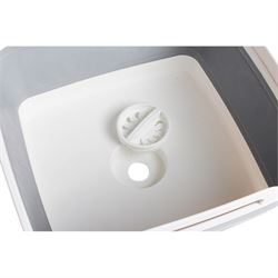 Brunner opvaskebalje 9 liter foldbar med afløb