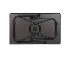 Westfield "Aircolite Black" bord 70 x 115 cm