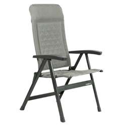 Westfield Royal LifeStyle campingstol - 7 positioner -  lys grå 