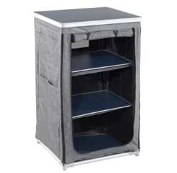 Wecamp Modus Campingskab med 3 hylder og fast MDF topplade.