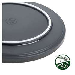 Brunner Odette Double Black dyb tallerken Ø 23 cm med anti slip