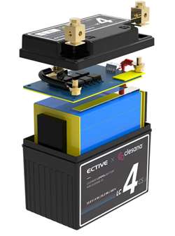 Batteri til Clesana C1 "Ective" LiFePO4 12,8V
