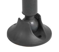 Westfield Aircolite Black bord 100 x 68 cm bevægelig fod