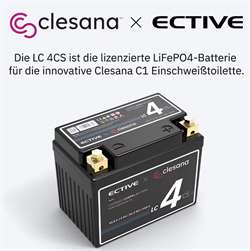 Batteri til Clesana C1 "Ective" LiFePO4 12,8V