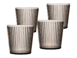 BC vandglas 400ml - Grå 4 pk