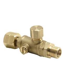 Testpunkt til gasregulator