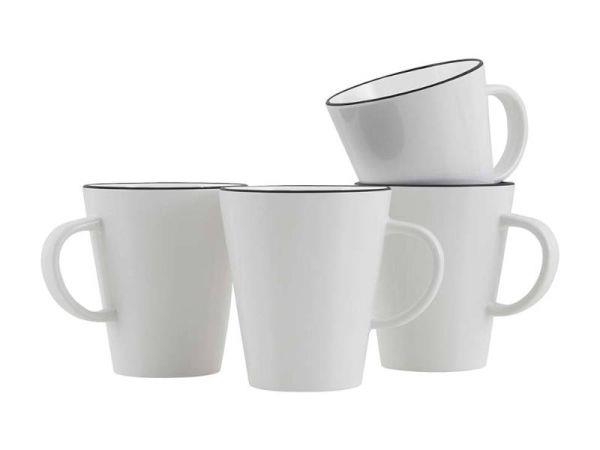 Krus Linea Line Black 4 pk