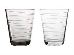 Vandglas Stripe Linea 2 stk.