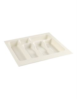 Bestikskuffeindsats 472x462 mm - kan tilpasses - hvid