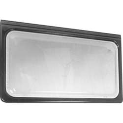 Oplukkelig vindue H 520 x L 960 mm -  med brun alukant