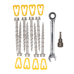 Pløksæt "Alu Camp" 15 cm.