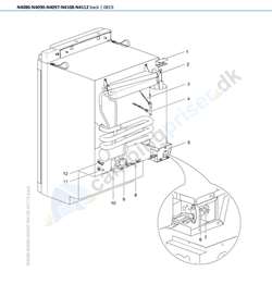 Thetford køleskab Varmelegeme 200W 230V 