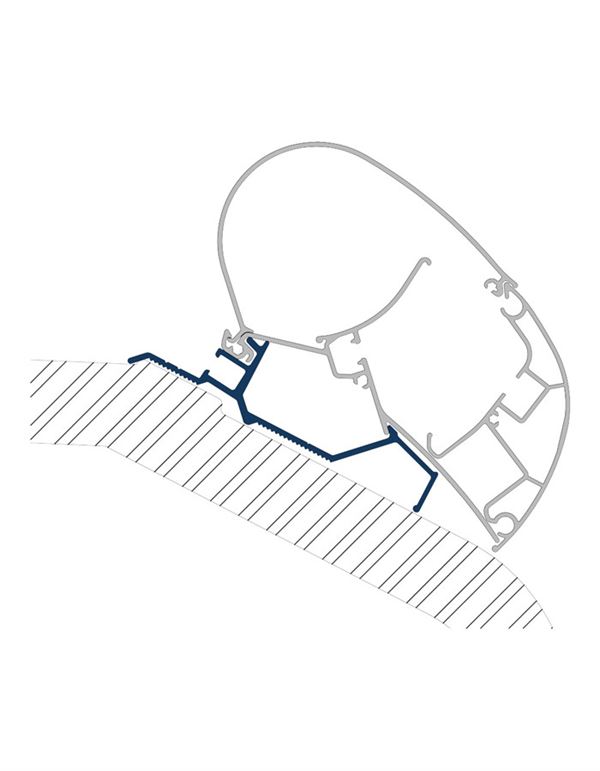 Dometic Adapterbeslag PR  tagmarkise til LMC - TEC