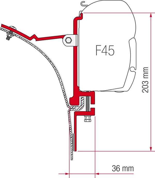 Fiamma Adaptersæt til "Van" 