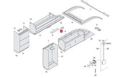 Adria lukkevinkel til at holde bundplade / overskab
