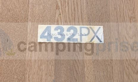 Klistermærke - 432 PX  - til Adria Altea årgang 2011 - 2012 - 2013