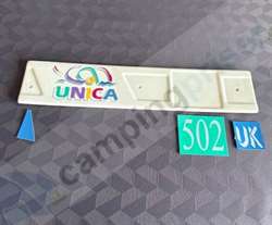 Adria plast skilt til højre side til ældre campingvogn