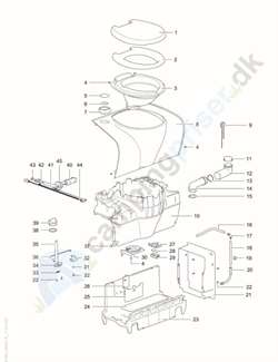 Thetford toilet C500 - C502C - C502X