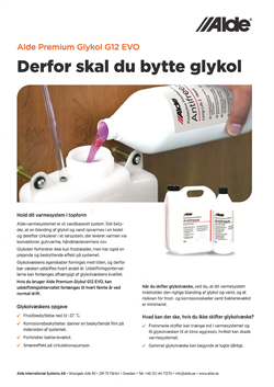 Glykolvæske ALDE G12 EVO - 1 liter 