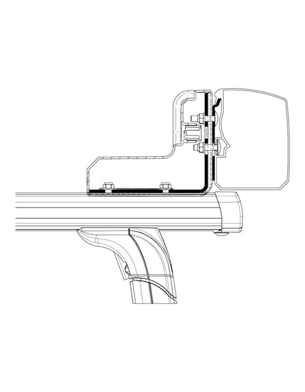 Thule Beslag for tagbøjler markise 3200