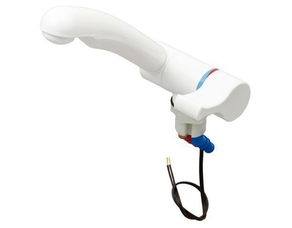 Blandingsbatteri "Reich Style", farve Hvid vandhane