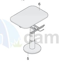adria bordplade 88x65cm