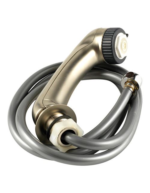 Reich De luxe Brusehoved med slange, farve mat krom