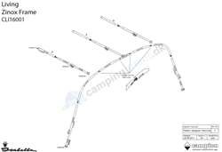 Camp-let Living Zinox stang med dupsko