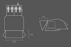 Camp-let SunSet Solsejl