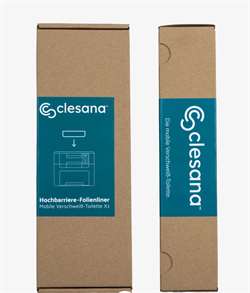 Clesana X1 toilet Specialfolie poser