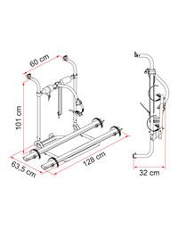 Cykelholder 2 (3) cykler Hobby Caravan Fiamma