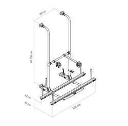 Cykelholder 2 (4) cykler Thule Excellent kan udvides 