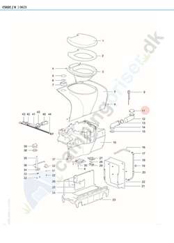 Dæksel til vandpåfyldningsstuds Thetford toilet