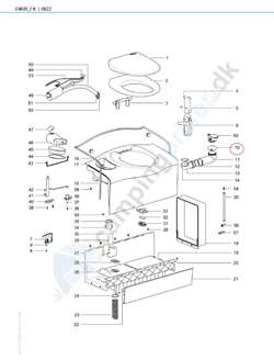 Dæksel til vandpåfyldningsstuds til Thetford kassettetoilet C400