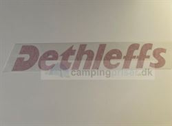 Logo "Dethleffs" til sider Klistermærke