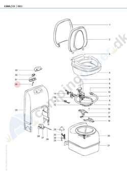 Diode til niveaumåler til Thetford toilet C200