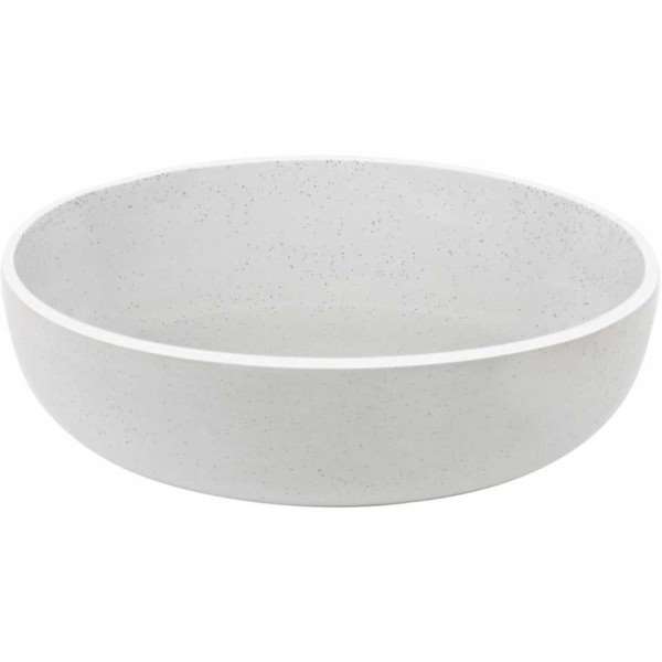 Dolomit dyb tallerken Lysgrå