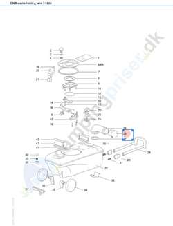 Thetford Toilet C500 bundtank