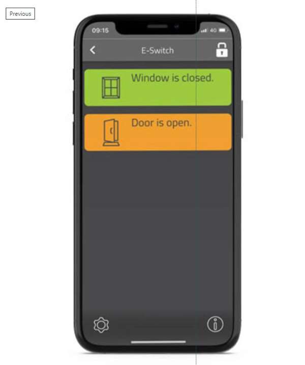 Dør- og vindueskontakt "E-Switch"