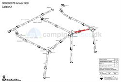 Isabella E-stang til Isabella annex 300 i Carbon-X