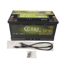 Lithium batteri 12V/180Ah (Bluetooth + HEAT)