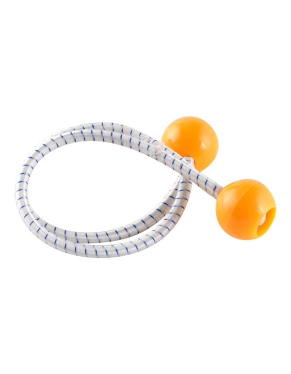 Elastikstrop med kugle - pakke m/ 4 stk.