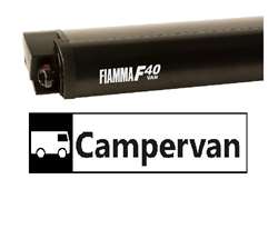 270 Markise Fiamma F40 Van  - Sort boks