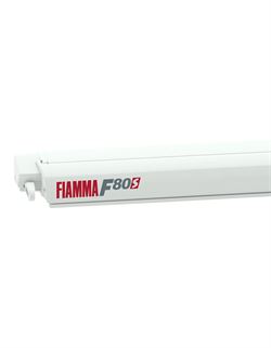340 Markise "Fiamma F80" - tagmonteret - Hvid boks