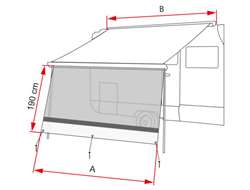 Fiamma Sun View front  550 cm