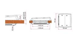 Fiamma Tagluge Vent F PRO (40x40cm)