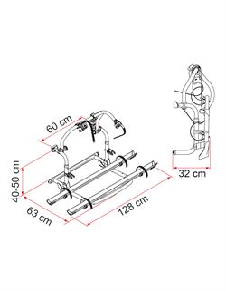 Cykelholder 2 (4) cykler Fiamma Carry Bike Pro C