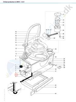 Thetford toilet  C2 - C 3 - C4
