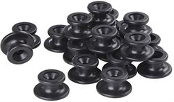 Fjongknapper med skruehul til montering på trægulv til gummistropper eller montering af presenning på trailer